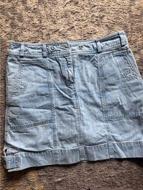 Jones New York Y2K Light Blue Denim Skort